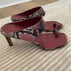 Zimmermann Strap Sandal in Burgundy